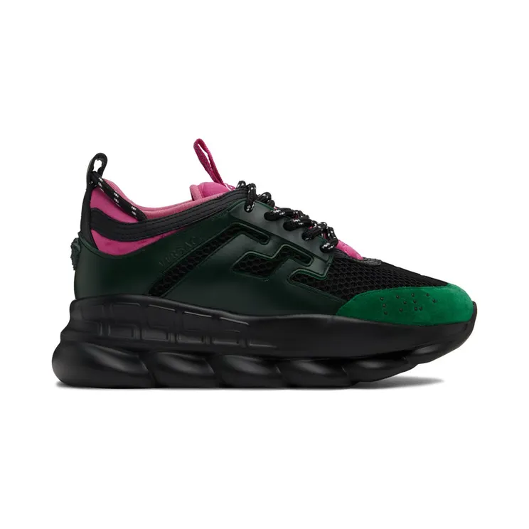 Versace White Chain Reaction Sneakers (DSU7071E D7CTG)