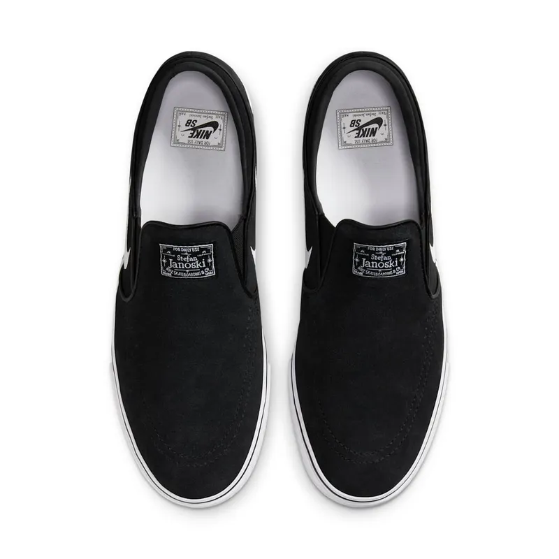 Nike SB Stefan Janoski+ Slip Black White (FN5893-001)