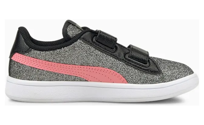 Puma Smash v2 Glitz Glam Kid Zwart (367378-25)