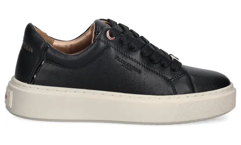 Alexander Smith London Sneakers mit Logo-Schild – Schwarz (ALBCLDW8013)