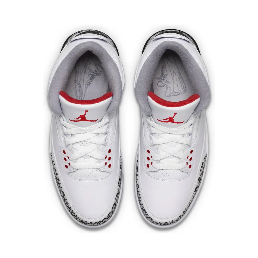 Jordan Air 3 JTH Super Bowl White/Fire Red/Black (AV6683-160)
