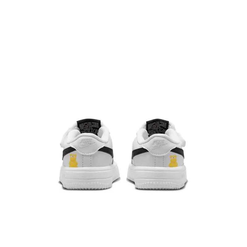 Nike Force 1 Low EasyOn TD “White Black Yellow Bear” (IR3988-121)