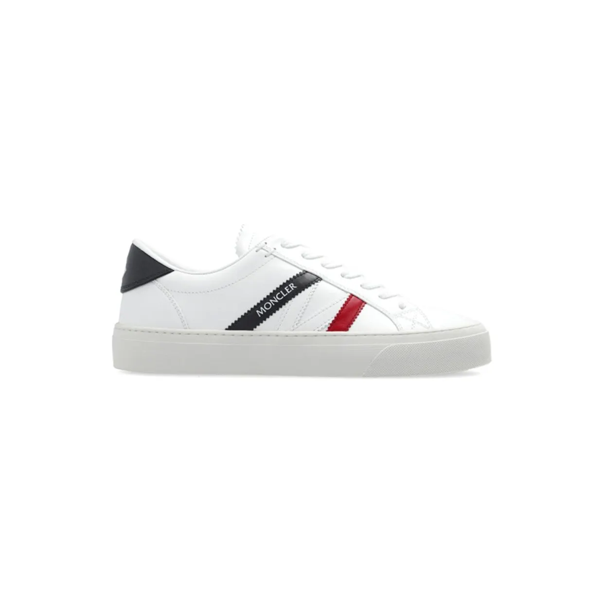 Moncler Monaco2 Low White Red (4M00140-M4496-001)