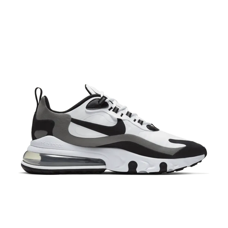 Nike Air Max 270 React White Black Metallic Pewter White/Black-Metallic Pewter (CT1264-101)