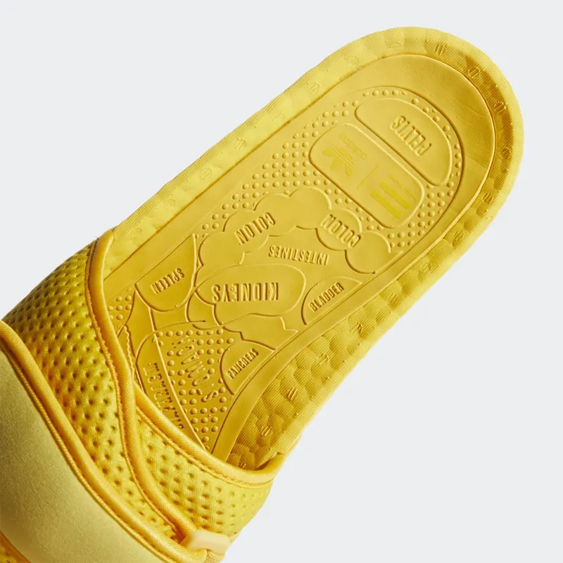 adidas Pharrell Williams Chancletas Hu Slides Bold Gold / Bold Gold / Bold Gold (H04407)
