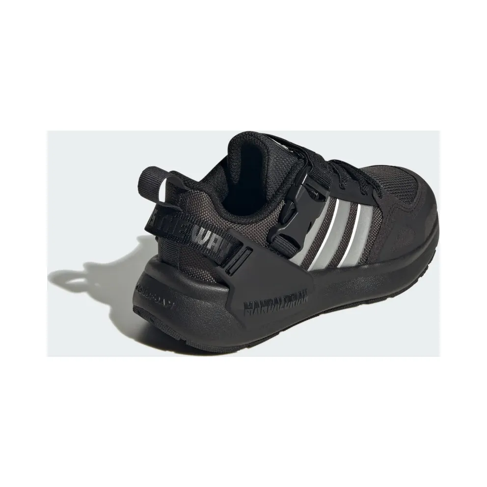 Adidas ADIDAS STAR WARS MANDALORIAN RUNNER Shoes KIDS Carbon / Silver Metallic / Core Black (IH1073)