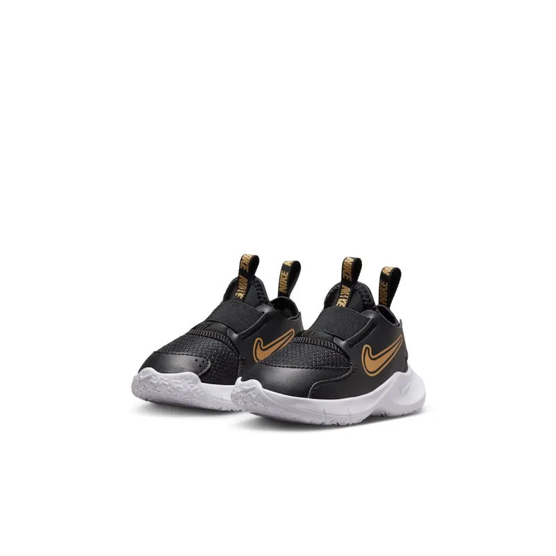 Nike Flex Runner 3 Black White Metallic Gold (FN1478-006)
