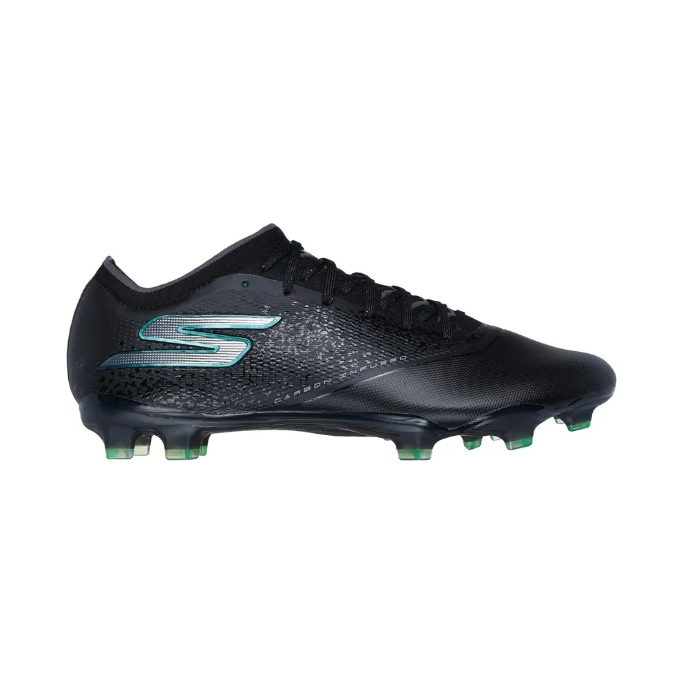 Skechers Razor 1.5 Elite FG Shoes CM Black/Silver, Size 46, Hyper Burst (252020-BKSL)