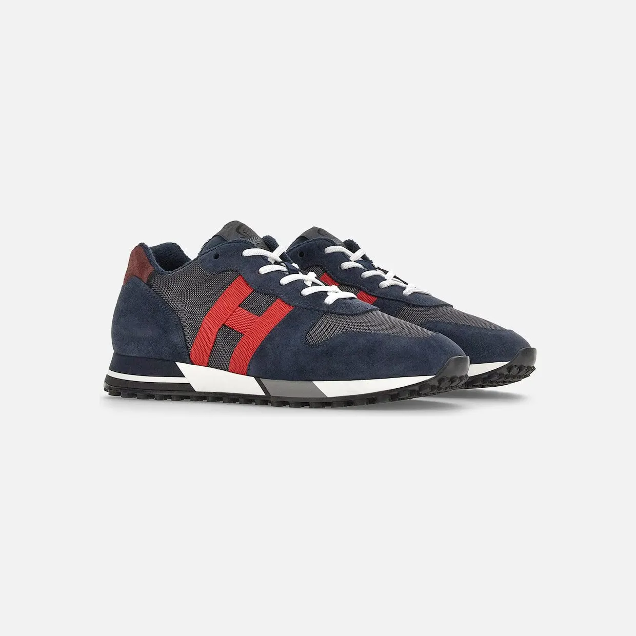 Sneakers Hogan H383 Blue Grey Red (HXM3830AN51PDV746S)
