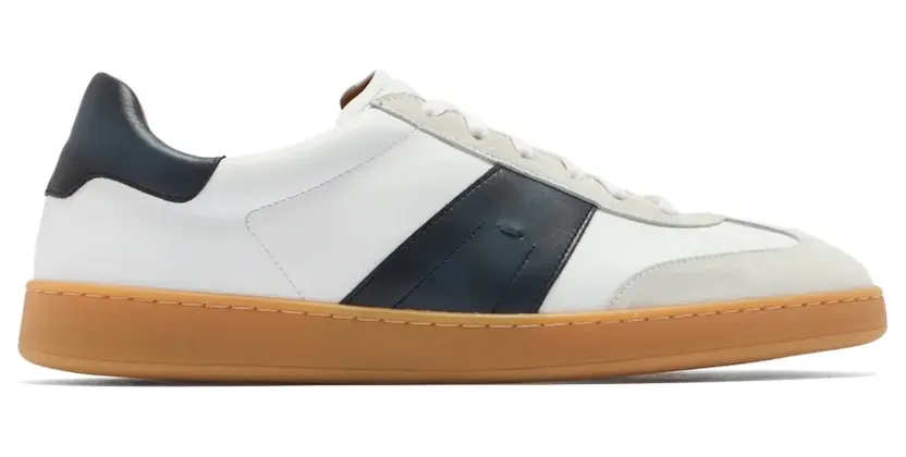 Magnanni Sneakers met suède afwerking en vlakken – Wit (2530953)