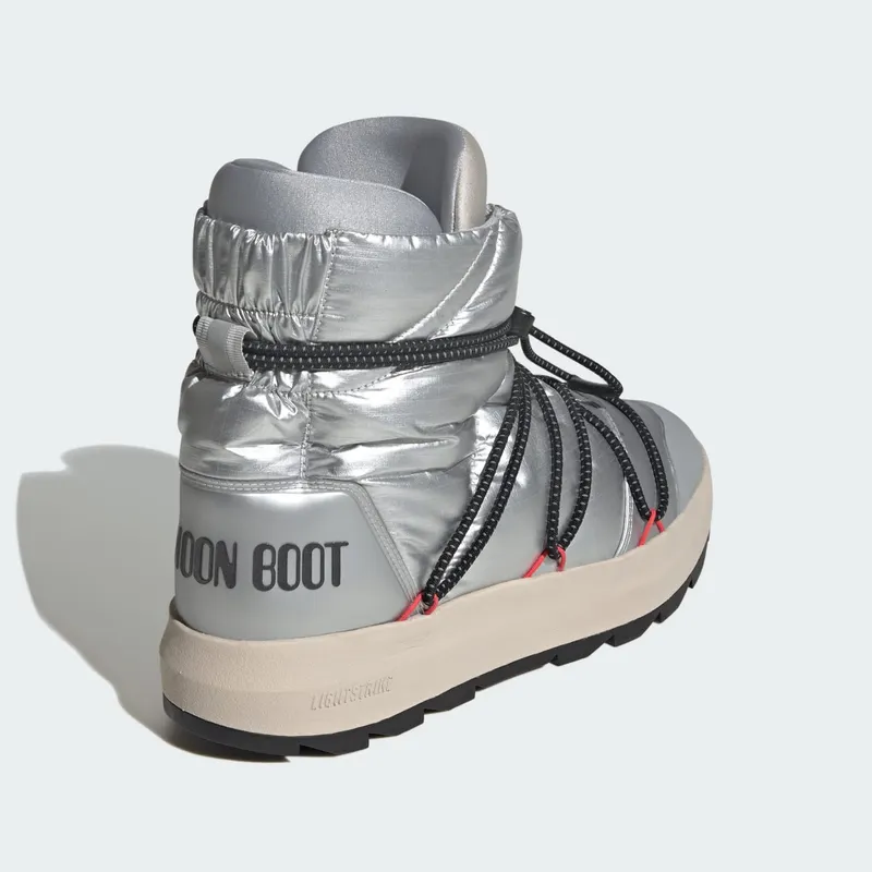 Adidas adidas x MOON BOOT ACE MID Matte Silver / Core Black / Lucid Red (JQ7849)