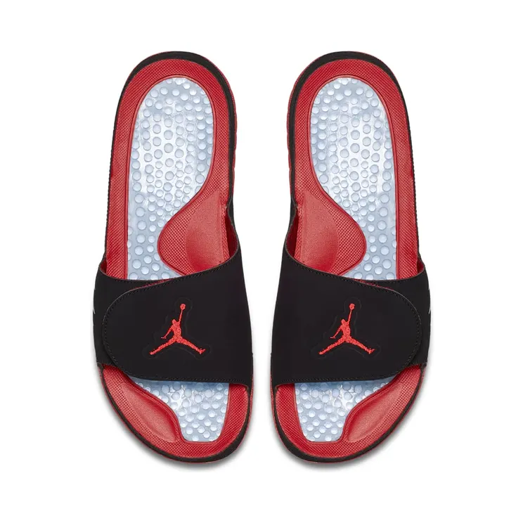 Jordan Hydro 5 Retro Black Particle Grey University Red