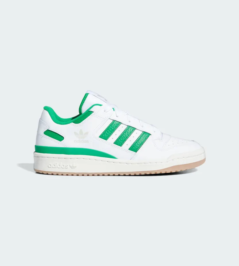 Adidas Forum Low CL Cloud White / Green / Cloud White (IH7820)