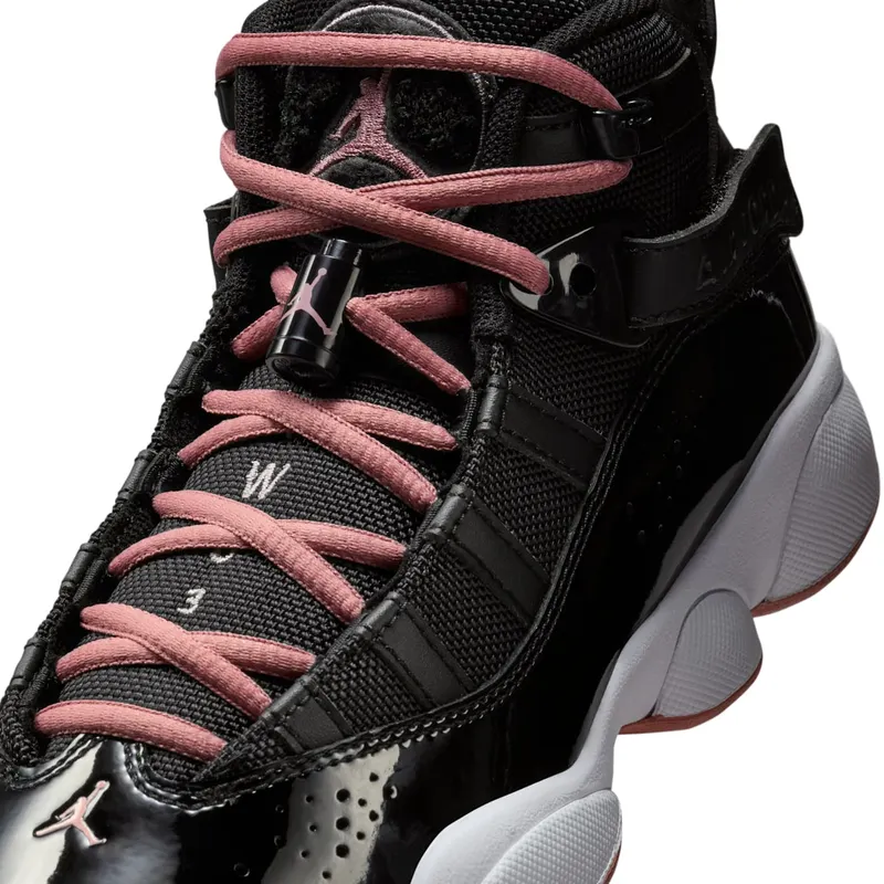 Jordan 6 Rings Black White Anthracite Rust Pink (323419-068)