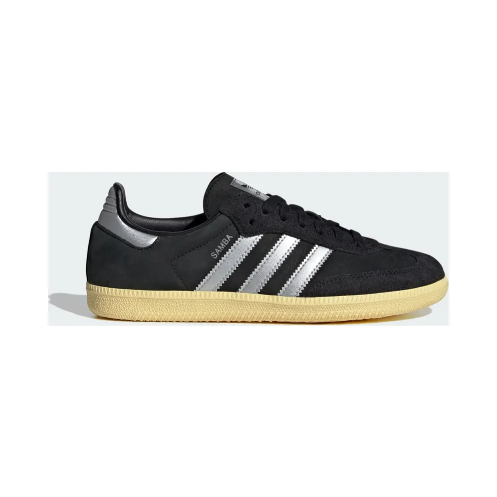 adidas Samba OG Core Black / Matte Silver / Almost Yellow (IE8128)