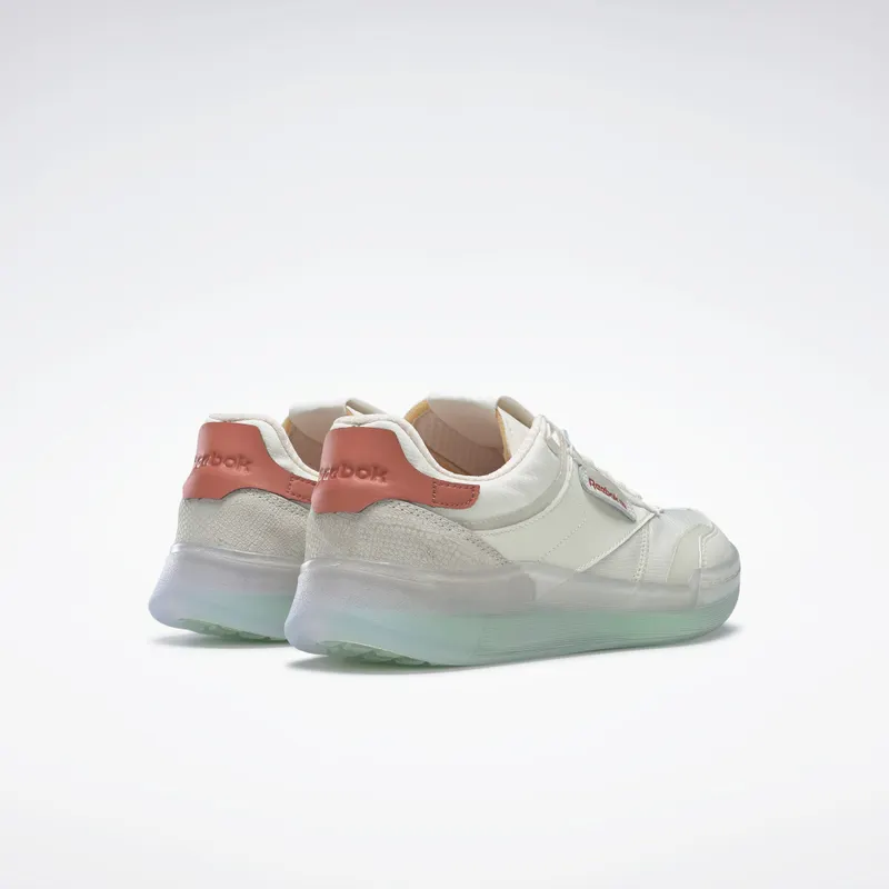 Reebok Club C Legacy Shoes Chalk / Neon Mint / Baked Earth