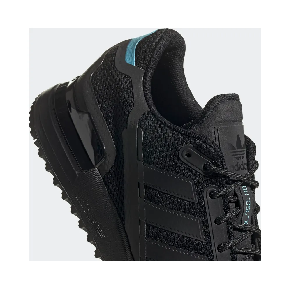 Adidas ZX 750 HD ‘Core Black Cyan’ Core Black/Core Black/Bright Cyan (FV8488)
