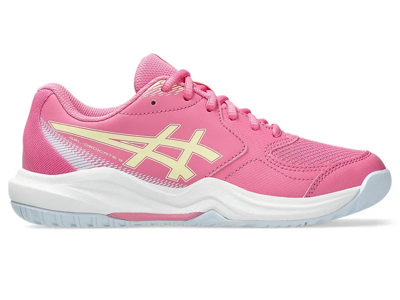 ASICS GEL-DEDICATE 9 GS “Dragon Fruit / Soft Yellow” (1044A085-700)