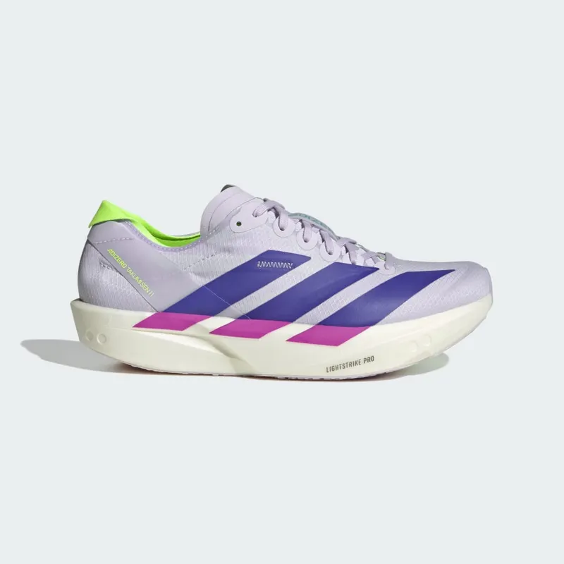 Adidas ADIZERO TAKUMI SEN 11 Running Shoes Purple Tint / Solar Purple / Signal Green (KI5714)