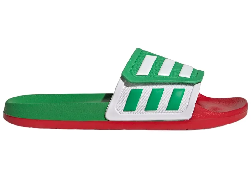Adidas Adilette TND Slides Vivid Green / Cloud White / Scarlet (GX9710)