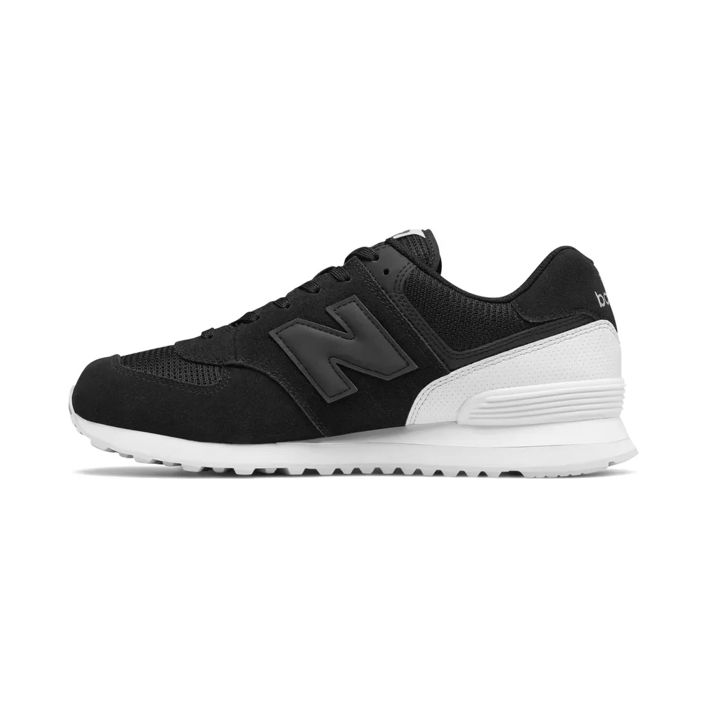 New Balance 574 Black Classic Black/White (ML574WA)
