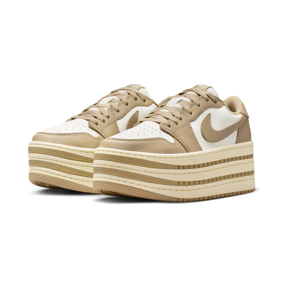 Jordan 1 Low Triple Stack Womens “Khaki Sail” (HV8288-200)