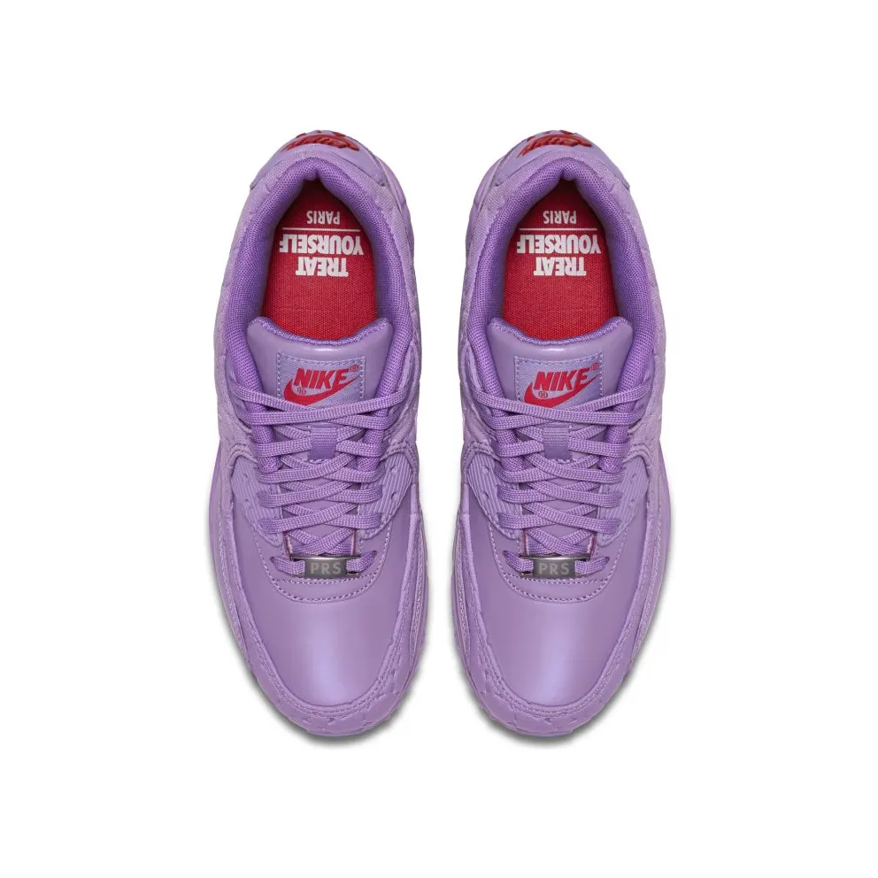 Nike Air Max 90 Paris Macaroon (W) Purple/Fucshia Glow-Chilling Red (813150-500)