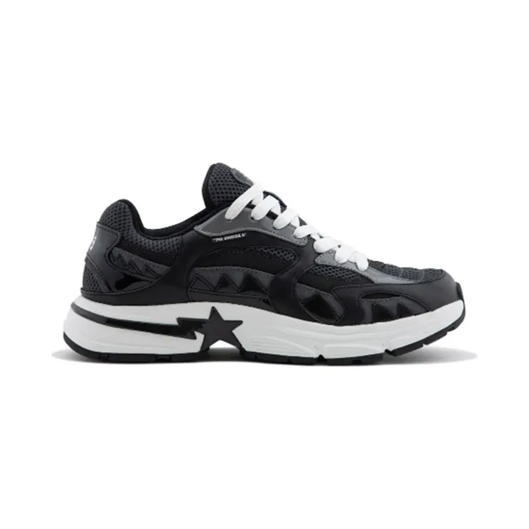 A Bathing Ape Shark Sta #3 Black Gray (1L80-191-315)