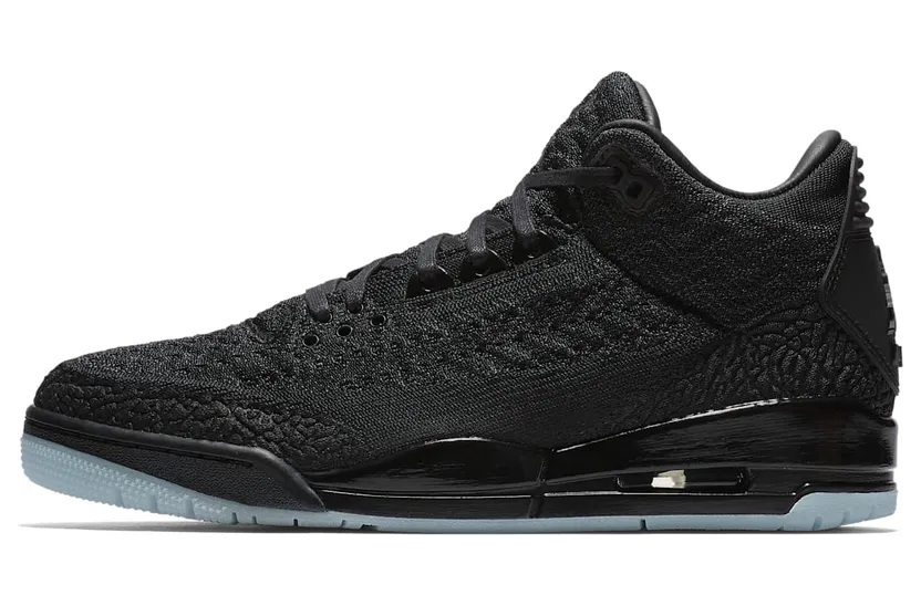 Air Jordan Nike AJ 3 III Flyknit Black (AQ1005-001)