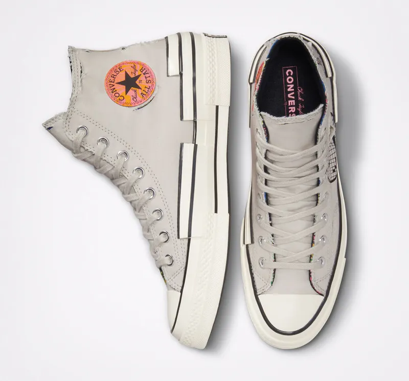 Converse Chuck 70 Hacked Heel Tear Away Light Bone/Black (A00730C)