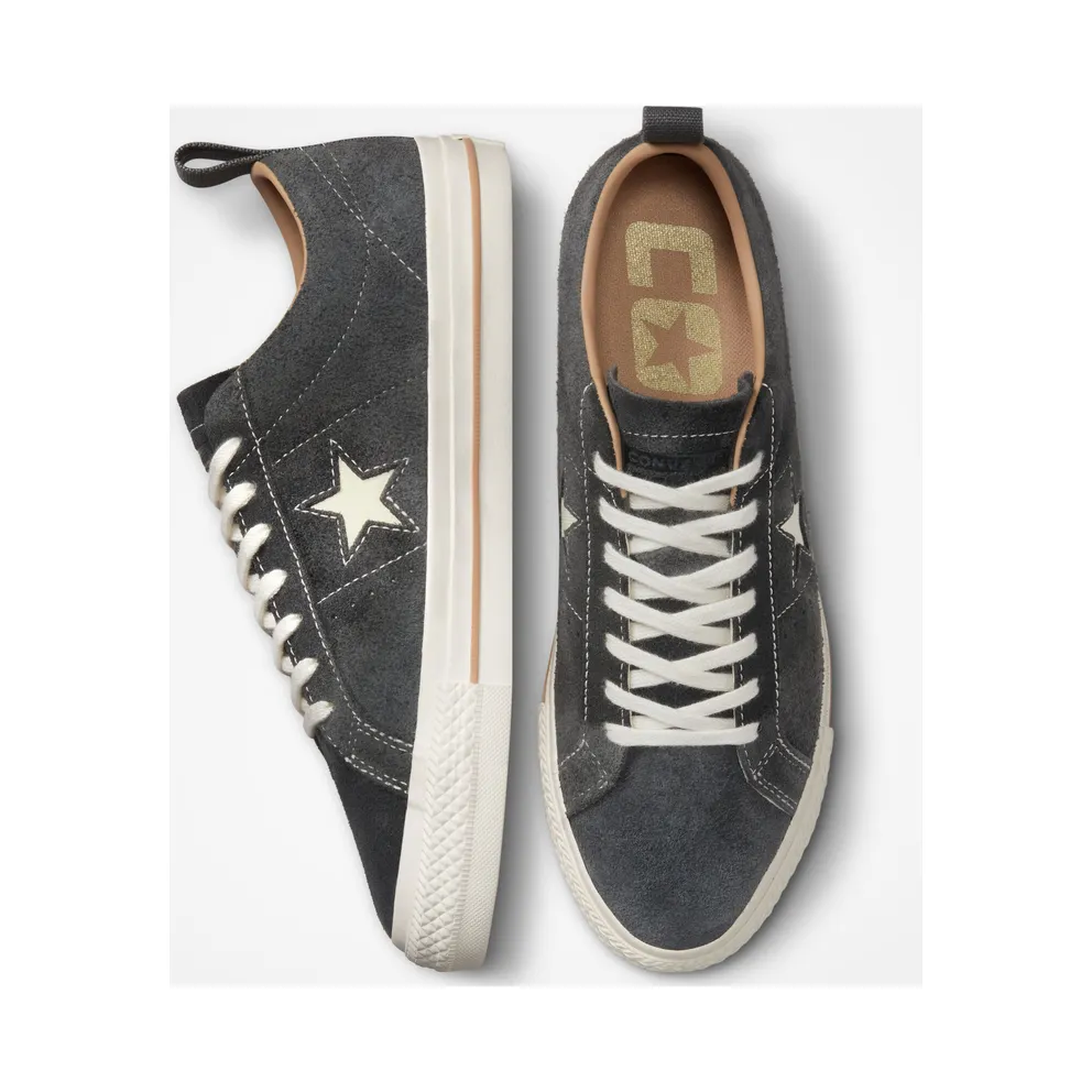 Converse One Star Pro Vintage Suede Cyber Grey/egret/champagne Tan