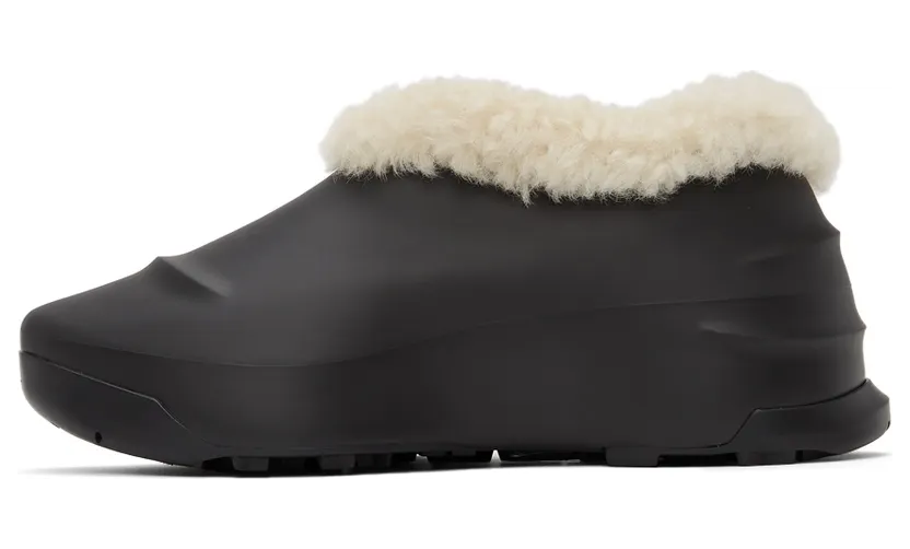 Givenchy Black Shearling Monumental Mallow Sneakers (BHZ018H12J) (3)