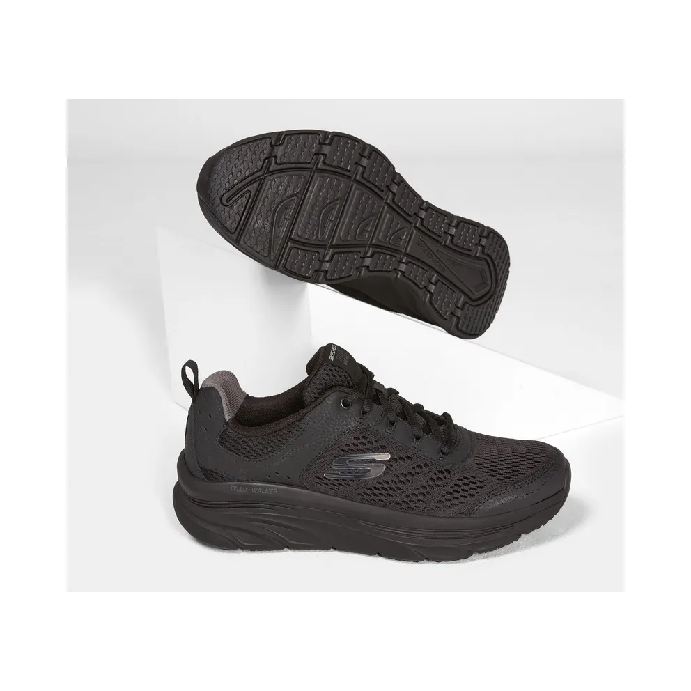 Skechers Relaxed Fit: D’Lux Walker – Black (232044 BBK)
