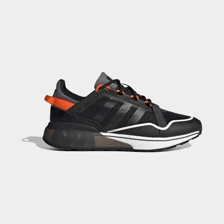 adidas ZX 2K Boost Pure Core Black / Grey Six / Orange (H06569)