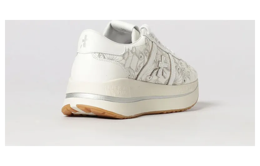 Premiata Leather Bethcoin Sneakers White 2 (BETHCOIN8153) (2)