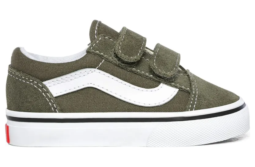 VANS Old Skool V Schoenen Voor Peuters (Groen)