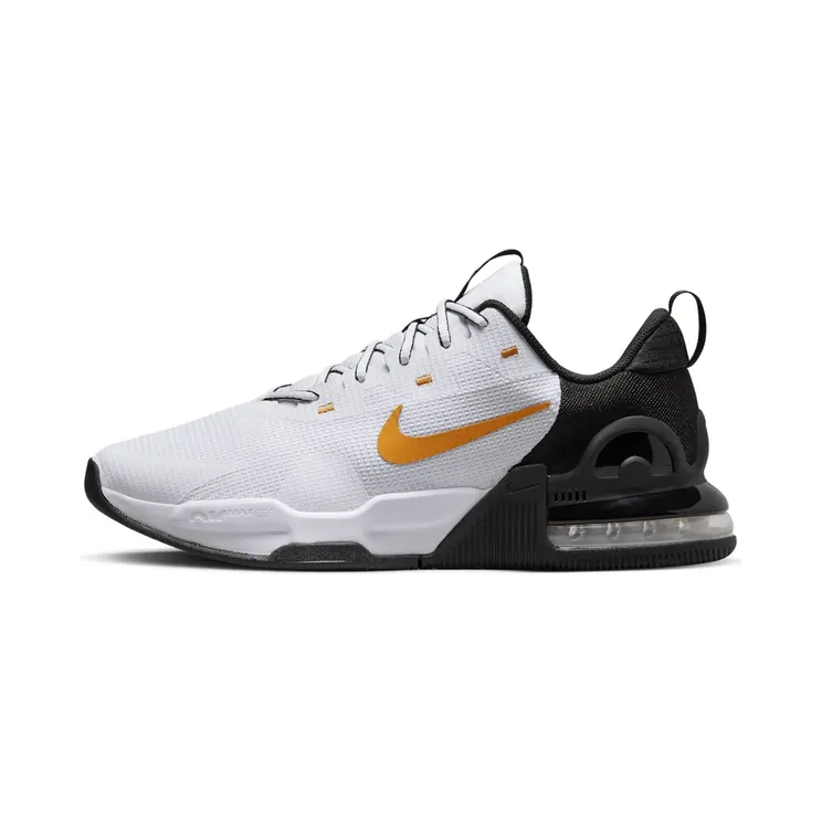 Nike Air Max Alpha Trainer 5 “White / Black / Gold Suede” (DM0829-101)