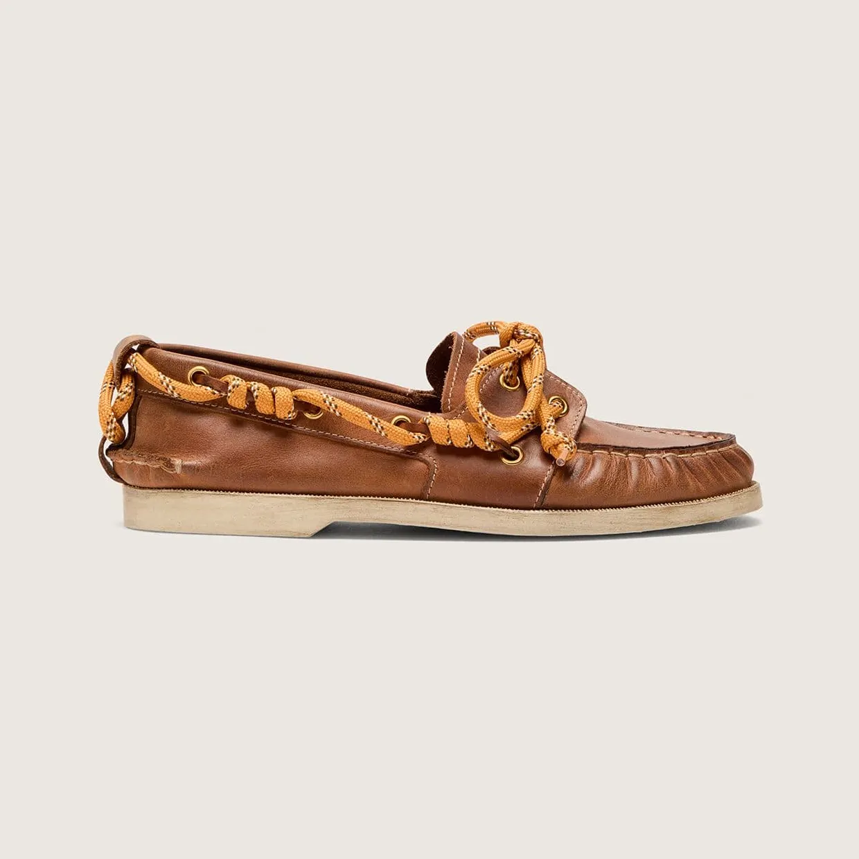 Golden Goose Cruise Loafer In Tobacco-Colored Leather (GWF00883.F008317.55150)