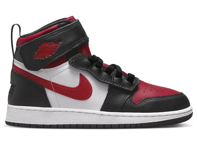 Jordan 1 High FlyEase Black White Fire Red (DC7986-061)