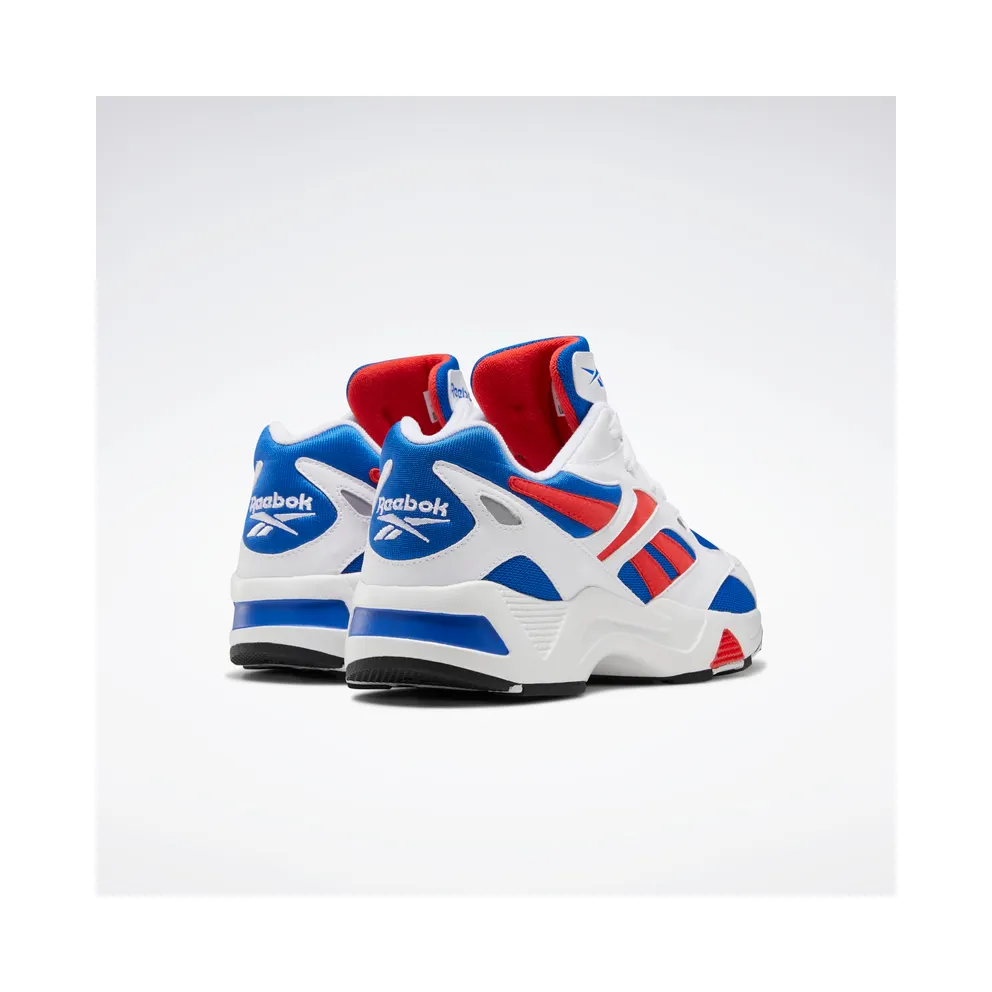 Reebok Aztrek 96 Shoes White / Humble Blue / Radiant Red