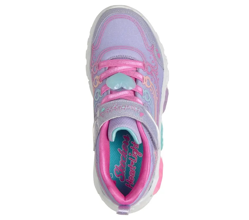 Skechers S-Lights: Enchanted Heart Lights Sneaker Lavendel