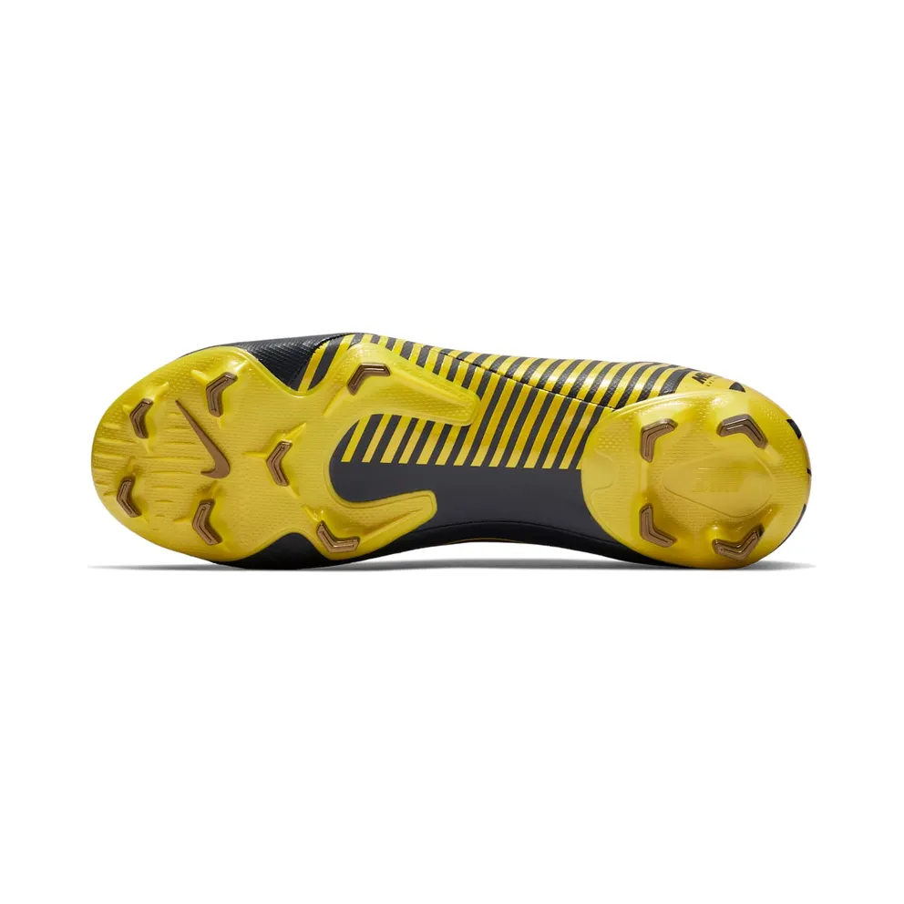 Nike Mercurial Vapor 12 Pro FG Dark Grey Opti Yellow Dark Grey/Opti Yellow-Black (AH7382-070)