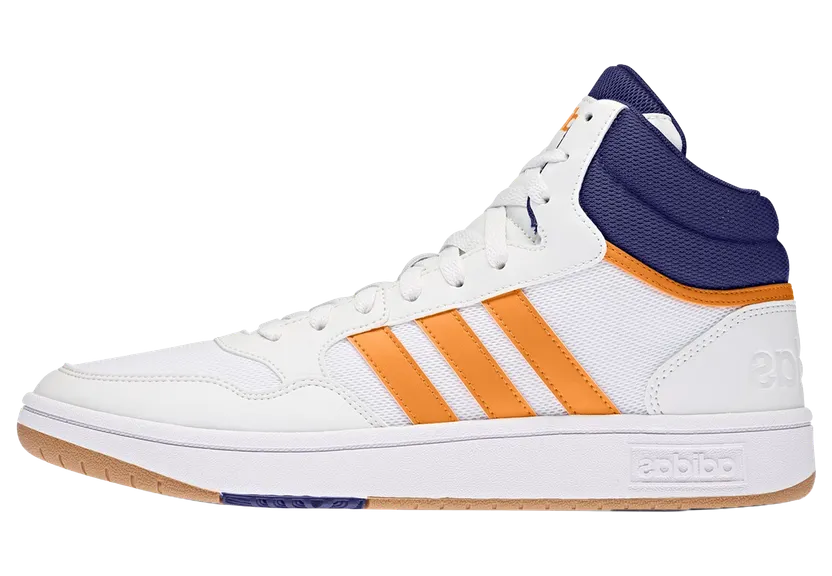 Adidas Hoops 3.0 Mid “White Orange Rush” (GZ3812)