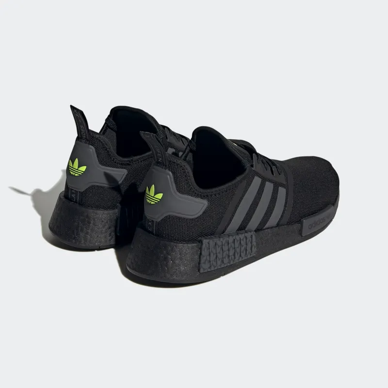 adidas NMD_R1 Shoes Core Black / Grey Six / Solar Yellow (GY7367)