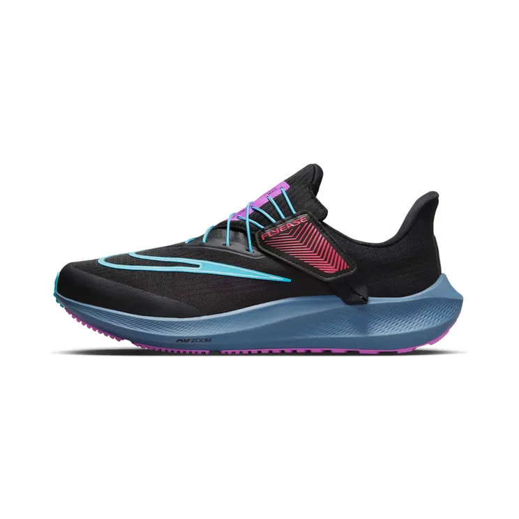 Nike Pegasus Flyease SE Black Baltic Blue Fuchsia Dream “Black / Green Abyss / Ashen Slate / Baltic Blue” (FB7181-001)