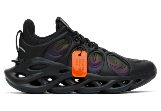 Li-Ning Black Iridescent Lining Ace Arc Sneakers (ARHP191-12)