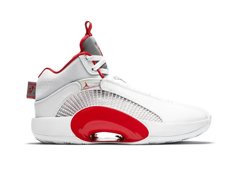 Jordan XXXV Fire Red (White Sole) (CQ4228-100)