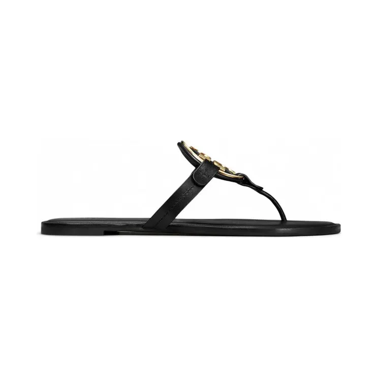 Tory Burch Metal Miller Flip Flop Black (167568-006)