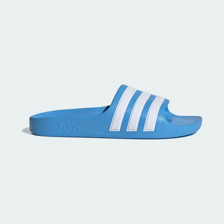 adidas Adilette Aqua Slides Kids “Blue Burst / Cloud White / Blue Burst” (ID2621)