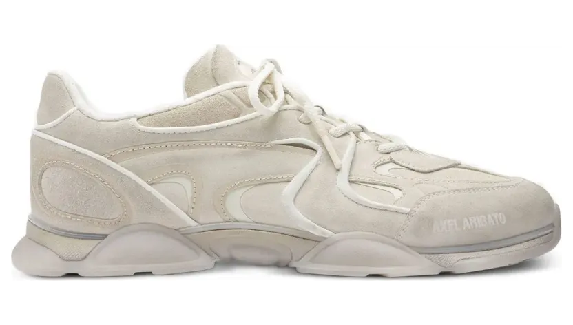 Axel Arigato Sneakers mit Einsätzen aus Wildleder – Weiß (F3487006)